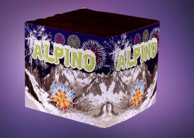 fuochi d'artificio Alpino