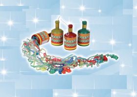 fuochi d'artificio Bottigliette lancia stelle filanti